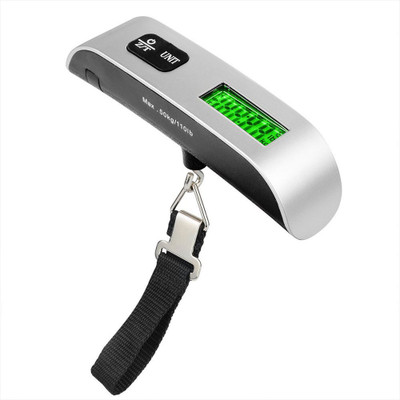 NIRVA 50 Kg Digital Luggage Scale with LCD Display Backlight Temperature Sensor and Tare Function Weighing Scale(Gray, Black), Black;gray
NIRVA 50 Kg Digital Luggage Scale with LCD Display Backlight Temperature Sensor and Tare Function Weighing Scale(Gray, Black), Black;gray