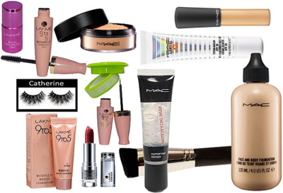 catherine Eyelashes, Face And Body Foundation, Loose Powder, Infallible Mattifying Base Primer, Makeup Brush, Nail paint Remover, Lightful Cream, Waterproof Mascara And Eyeliner, Mirror Nail Paint, Enrich Lipstick, Mousse, Mineralize Concealer(Set of 13)
catherine Eyelashes, Face And Body Foundation, Loose Powder, Infallible Mattifying Base Primer, Makeup Brush, Nail paint Remover, Lightful Cream, Waterproof Mascara And Eyeliner, Mirror Nail Paint, Enrich Lipstick, Mousse, Mineralize Concealer(Set of 13)