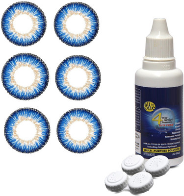 TruOm Multicolor Attractive Fashion Makeup Eye Lenses With Multisol & Case Box CL01 Monthly Contact Lens(0, Multicolor, Pack of 3)
TruOm Multicolor Attractive Fashion Makeup Eye Lenses With Multisol & Case Box CL01 Monthly Contact Lens(0, Multicolor, Pack of 3)