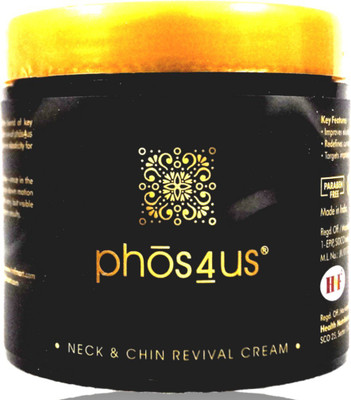 phos4us Neck and Chin Revival Cream (Double Chin Reduction, Tightening and Firming) 100gm(100 g)
phos4us Neck and Chin Revival Cream (Double Chin Reduction, Tightening and Firming) 100gm(100 g)