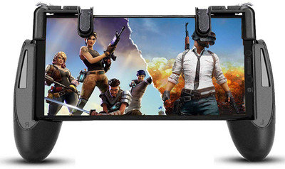 LIFEMUSIC Mobile Game Controller Remote PUBG Mobile Hand Grip Controller with L1R1 Button Triggers Pubg Key Gaming Grip Gaming Joysticks iOS & Android Compatible All Phones Gamepad(Black, For Android, iOS)
LIFEMUSIC Mobile Game Controller Remote PUBG Mobile Hand Grip Controller with L1R1 Button Triggers Pubg Key Gaming Grip Gaming Joysticks iOS & Android Compatible All Phones Gamepad(Black, For Android, iOS)