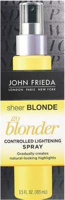 John Frieda Sheer Blonde Go Blonder Controlled Lightening Spray, 3.5 Ounce Hair Spray(103 ml)
John Frieda Sheer Blonde Go Blonder Controlled Lightening Spray, 3.5 Ounce Hair Spray(103 ml)