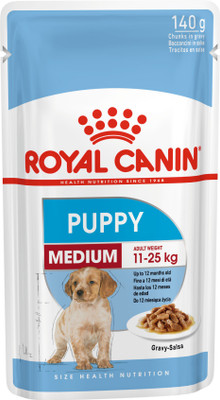 Royal Canin Medium Puppy 10x140g 1.4 kg Wet Dog Food
