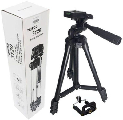 Original Tripod Stand 360 Degree 3120 Portable Digital Camera DSLR Mobile Stand Holder Camcorder Tripod Stand Lightweight Aluminum Flexible Portable Three-way Head Compatible Tripod Mobile Holder Tiktok Tripod Tripod(Black, Supports Up to 1500 g)
Original Tripod Stand 360 Degree 3120 Portable Digital Camera DSLR Mobile Stand Holder Camcorder Tripod Stand Lightweight Aluminum Flexible Portable Three-way Head Compatible Tripod Mobile Holder Tiktok Tripod Tripod(Black, Supports Up to 1500 g)