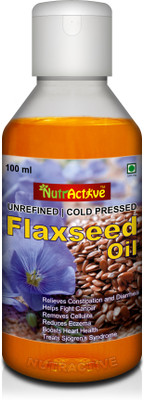 NutrActive Flax seed Oil 100% Pure & Natural Essential Oil | Flaxseed Essential Oil | Flax seed Oil For Skin | Flaxseed Oil For Weight Loss | Cold Pressed Flax seed Oil - 100ml(100 ml)
NutrActive Flax seed Oil 100% Pure & Natural Essential Oil | Flaxseed Essential Oil | Flax seed Oil For Skin | Flaxseed Oil For Weight Loss | Cold Pressed Flax seed Oil - 100ml(100 ml)