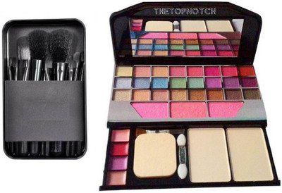 TheTopNotch High Quality 12 Pcs Makeup Brush Set With Makeup Kit(Set of 2)
TheTopNotch High Quality 12 Pcs Makeup Brush Set With Makeup Kit(Set of 2)