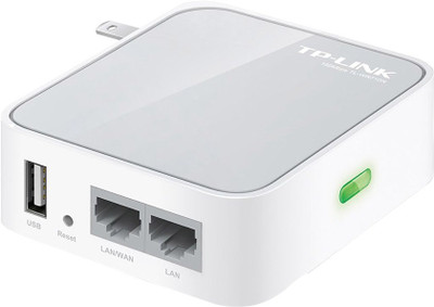 TP-Link TL-WR710N 150Mbps Wireless N Mini Pocket Router, Repeater, Client, 2 LAN Ports, USB Port Router(White)
TP-Link TL-WR710N 150Mbps Wireless N Mini Pocket Router, Repeater, Client, 2 LAN Ports, USB Port Router(White)