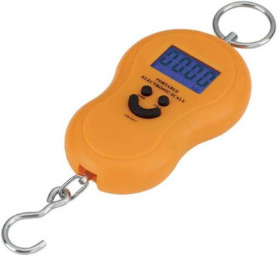 Rorian 50Kg Portable Hanging Luggage Weight Machine Digital for Weighing Household Items Smiley Pocket Weighing Scale(Orange)
Rorian 50Kg Portable Hanging Luggage Weight Machine Digital for Weighing Household Items Smiley Pocket Weighing Scale(Orange)