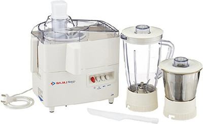 Bajaj Majesty JX 4 450-Watt Juicer Mixer Grinder (Ivory Colour) 450 Juicer Mixer Grinder(Ivory, 2 Jars)