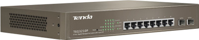 TENDA TEG3210P 8 - Port Gigabit Managed and 2SFP Managed PoE Network Switch(Brown)
TENDA TEG3210P 8 - Port Gigabit Managed and 2SFP Managed PoE Network Switch(Brown)