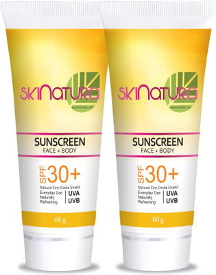 Skinatura Sunscreen SPF30+ Cream for Face & Body - SPF 30+ PA+(120 g)