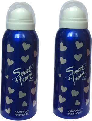 Sweet Heart Blue (Pack of 2) Deodorant Spray - For Women(200 ml, Pack of 2)