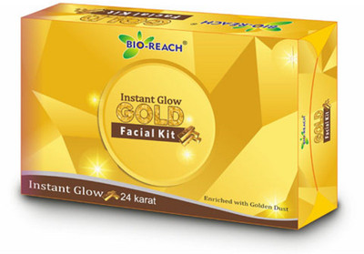 Bio Reach Gold Facial Kit For Skin Glowing,Blackheads & Dead Skin cells removing 80 g(Set of 5)
Bio Reach Gold Facial Kit For Skin Glowing,Blackheads & Dead Skin cells removing 80 g(Set of 5)