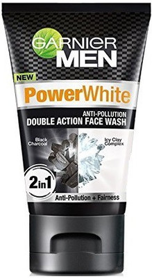Garnier Men Power White Double Action Face Wash with Black Charcoal & Icy Clay, 100gm (pack of 2) Face Wash(100 g)
Garnier Men Power White Double Action Face Wash with Black Charcoal & Icy Clay, 100gm (pack of 2) Face Wash(100 g)