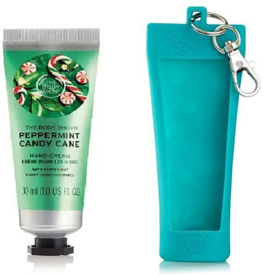 The Body Shop Papermint Candy Cane Hand Cream 30ML With Key Ring Hand Cream Holder Pink (Combo)(30)
The Body Shop Papermint Candy Cane Hand Cream 30ML With Key Ring Hand Cream Holder Pink (Combo)(30)