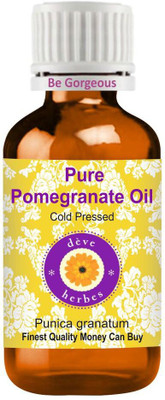 Deve Herbes Pure Pomegranate Oil (Punica granatum) 100% Natural Therapeutic Grade Cold Pressed(50 ml)
Deve Herbes Pure Pomegranate Oil (Punica granatum) 100% Natural Therapeutic Grade Cold Pressed(50 ml)