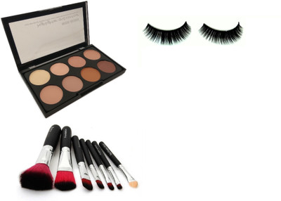 Miss Boss eyelashes, kn concealer pallete and hk black 7 pieces of brush combo(Set of 3)
Miss Boss eyelashes, kn concealer pallete and hk black 7 pieces of brush combo(Set of 3)