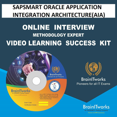 SAPSMART ORACLE APPLICATION INTEGRATION ARCHITECTURE(AIA) Online Interview video learning SUCCESS KIT(DVD)
SAPSMART ORACLE APPLICATION INTEGRATION ARCHITECTURE(AIA) Online Interview video learning SUCCESS KIT(DVD)