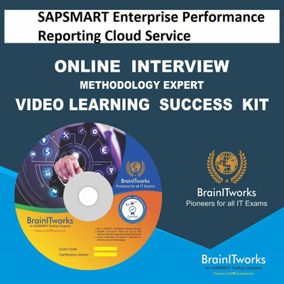 SAPSMART Enterprise Performance Reporting Cloud Service Online Video Learning Interview SUCCESS KIT(DVD)
SAPSMART Enterprise Performance Reporting Cloud Service Online Video Learning Interview SUCCESS KIT(DVD)
