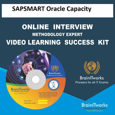 SAPSMART Oracle Capacity Online Video Learning Interview SUCCESS KIT(DVD)
SAPSMART Oracle Capacity Online Video Learning Interview SUCCESS KIT(DVD)