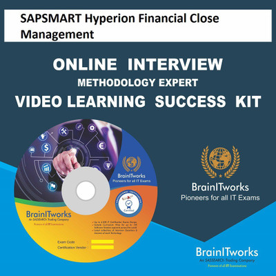 SAPSMART Hyperion Financial Close Management Online Video Learning Interview SUCCESS KIT(DVD)
SAPSMART Hyperion Financial Close Management Online Video Learning Interview SUCCESS KIT(DVD)