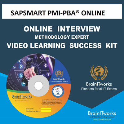 SAPSMART PMI-PBA® ONLINE INTERVIEW & METHODOLOGY EXPERT VIDEO LEARNING SUCCESS KIT(DVD)
SAPSMART PMI-PBA® ONLINE INTERVIEW & METHODOLOGY EXPERT VIDEO LEARNING SUCCESS KIT(DVD)