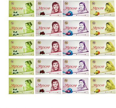Mysore Sandal 5 MYSORE ORANGE LIME SOAP 100GM + 5 MYSOAP COLOGNE LAVENDER SOAP 100GM + 5 MYSORE ROSE MILK SOAP 100GM + 5 MYSOAP JASMINE MILK CREAM SOAP 100GM(100 g, Pack of 20)
Mysore Sandal 5 MYSORE ORANGE LIME SOAP 100GM + 5 MYSOAP COLOGNE LAVENDER SOAP 100GM + 5 MYSORE ROSE MILK SOAP 100GM + 5 MYSOAP JASMINE MILK CREAM SOAP 100GM(100 g, Pack of 20)