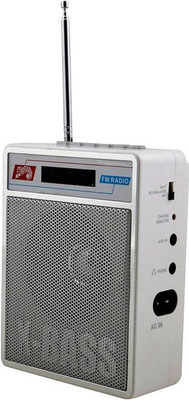 Fangtooth SL-413RM113 Portable Radio FM Supports USB pen-drive, Aux Memory card FM Radio(Silver White)
Fangtooth SL-413RM113 Portable Radio FM Supports USB pen-drive, Aux Memory card FM Radio(Silver White)