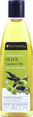 Soulflower Olive Carrier Oil For Skin & Hair Oil(120 ml)
Soulflower Olive Carrier Oil For Skin & Hair Oil(120 ml)