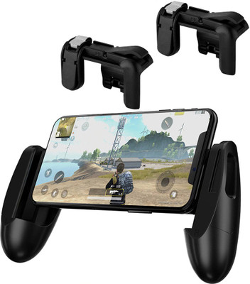 LIFEMUSIC Mobile Phone Gaming Triggers + Handgrip Remote Gamepad for Pubg Fire Shooter Controller Buttons Aim Key L1 R1 Gaming Accessory Kit(Black, For Android, iOS)
LIFEMUSIC Mobile Phone Gaming Triggers + Handgrip Remote Gamepad for Pubg Fire Shooter Controller Buttons Aim Key L1 R1 Gaming Accessory Kit(Black, For Android, iOS)