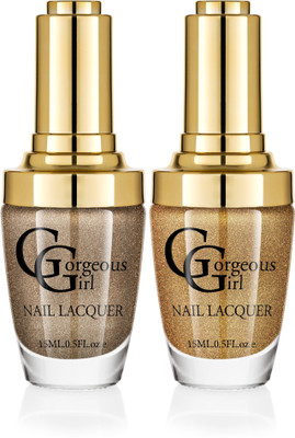 Gorgeous Girl Glossy Nail Lacquer Gold Glitter-20 & Iconic Gold Glitter-40(Pack of 2)
Gorgeous Girl Glossy Nail Lacquer Gold Glitter-20 & Iconic Gold Glitter-40(Pack of 2)