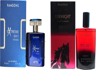 RAMSONS EXTREME SKY PERFUME 100 ML+MIDNIGHT PERFUME 100 ML Eau de Parfum - 100 ml(For Men & Women)
RAMSONS EXTREME SKY PERFUME 100 ML+MIDNIGHT PERFUME 100 ML Eau de Parfum - 100 ml(For Men & Women)