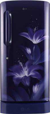 LG 215 L Direct Cool Single Door 5 Star Refrigerator(Blue Glow, GL-D221ABGY)