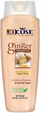 Jokuse Ginger Shampoo with Natural Extracts of Ginger & Orange(500 ml)