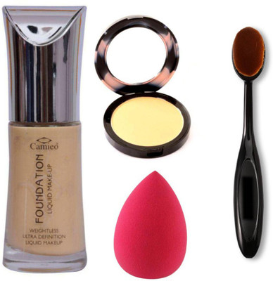 Rtb Wightless ultra definition Foundation, Atrio Compat with Beauty Blender and Foundation Brush(Set of 4)
Rtb Wightless ultra definition Foundation, Atrio Compat with Beauty Blender and Foundation Brush(Set of 4)