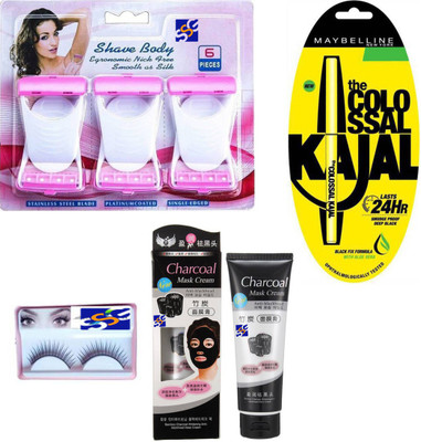 SSG EYELASHES,THE COLOSSAL KAJAL,CHARCOAL,MAX Body Shave for women set of 9(Set of 9)
SSG EYELASHES,THE COLOSSAL KAJAL,CHARCOAL,MAX Body Shave for women set of 9(Set of 9)