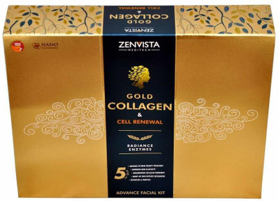 Zenvista Meditech Cell Renewal Facial Kit With Gold Collagen And Radiance Enzyme Best for Wrinkles Fine Lines Dark Spots 200 g
Zenvista Meditech Cell Renewal Facial Kit With Gold Collagen And Radiance Enzyme Best for Wrinkles Fine Lines Dark Spots 200 g
