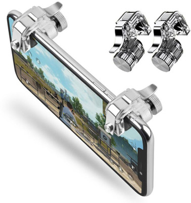 totu R11 PUBG Trigger Fire Button Aim Key Smart Phone Mobile Games Trigger PUBG Shooter Controller R11 L1R1 Mobile Game Trigger Fire Button Mobile Trigger (Metal Transparent) Gaming Accessory Kit(Transparent, For Android, iOS)
totu R11 PUBG Trigger Fire Button Aim Key Smart Phone Mobile Games Trigger PUBG Shooter Controller R11 L1R1 Mobile Game Trigger Fire Button Mobile Trigger (Metal Transparent) Gaming Accessory Kit(Transparent, For Android, iOS)