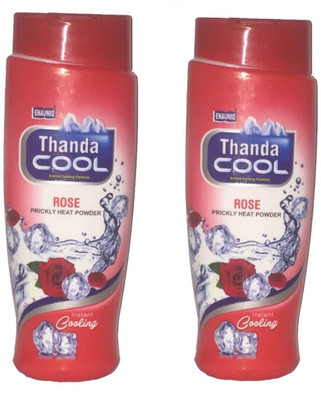 THADA COOL cool talc cool pack of 2 rose(300 g)