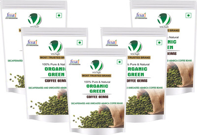 Voltegic Pure Organic Green Coffee Beans , Decaffeinated & Unroasted Arabica Coffee beans for Weight Management Instant Coffee Instant Coffee(5 x 10 g)
Voltegic Pure Organic Green Coffee Beans , Decaffeinated & Unroasted Arabica Coffee beans for Weight Management Instant Coffee Instant Coffee(5 x 10 g)