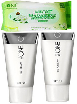 Oriflame Sweden The One BB Cream -SPF-30 (30ml+30ml) {Light-31595 Pack of 2} With liboni refreshing facial wipes(Set of 3)
Oriflame Sweden The One BB Cream -SPF-30 (30ml+30ml) {Light-31595 Pack of 2} With liboni refreshing facial wipes(Set of 3)