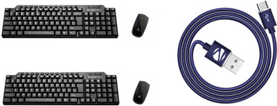 Zebronics keyboard+mouse+otg=3-239 Combo Set