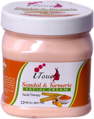I TOUCH HERBAL SANDAL AND TURMERIC CREAM 500 ML(500 ml)