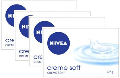 Nivea Creme Soft Soap(500 g, Pack of 4)
