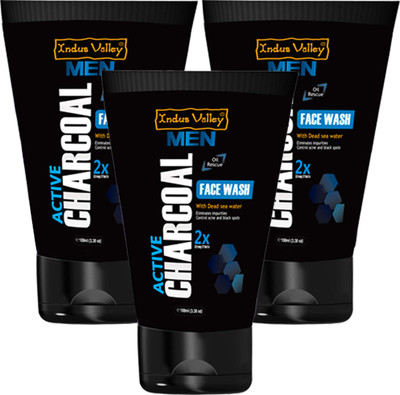 Indus Valley MEN Active Charcoal Oil Control Face Wash(Set of 3) Face Wash(300 ml)
Indus Valley MEN Active Charcoal Oil Control Face Wash(Set of 3) Face Wash(300 ml)