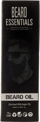 Beard Essentials Organic Moustache and Beard Oil Hair Oil(30 ml)