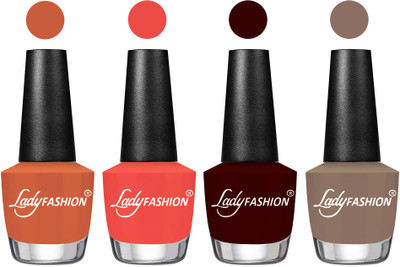 Lady Fashion UV Soak Off Nail Growth Gel Nail Polish Almond, Pumpkin, Maroon, Beige(Pack of 4)
Lady Fashion UV Soak Off Nail Growth Gel Nail Polish Almond, Pumpkin, Maroon, Beige(Pack of 4)