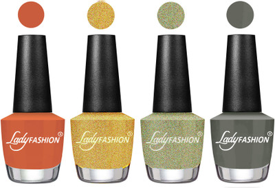Lady Fashion UV Soak Off Nail Growth Gel Nail Polish Almond, Chrome, Aqua, Dark Grey(Pack of 4)
Lady Fashion UV Soak Off Nail Growth Gel Nail Polish Almond, Chrome, Aqua, Dark Grey(Pack of 4)