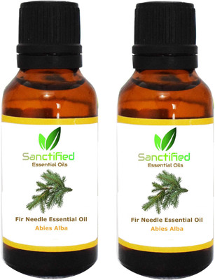 SANCTIFIED Fir Needle Essential Oil - 100% Pure Natural & Undiluted Oil (pack of 2) 30ml each(30 ml)
SANCTIFIED Fir Needle Essential Oil - 100% Pure Natural & Undiluted Oil (pack of 2) 30ml each(30 ml)