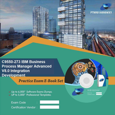 PTNR01A998WXY C9550-273 IBM Business Process Manager Advanced V8.0 Integration Development Practice Exam E-Book Set(DVD)
PTNR01A998WXY C9550-273 IBM Business Process Manager Advanced V8.0 Integration Development Practice Exam E-Book Set(DVD)